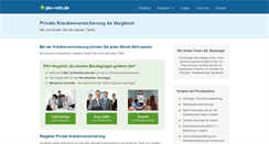 Desktop Screenshot of pkv-netz.de